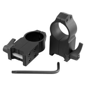 Warne Maxima QD Rings 1" Ultra High Matte - 204LM
