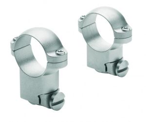 Leupold M77 rings 1 Inch High Silver - 49953L