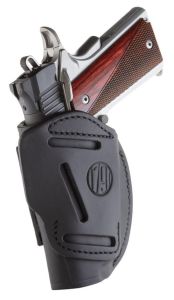 1791 Gunleather 4 Way Holster - Stealth Black RH Size 1