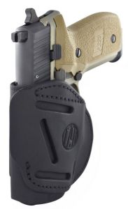 1791 Gunleather 4 Way Holster - Stealth Black RH Size 4