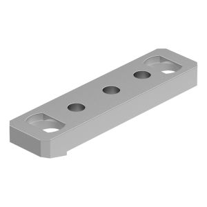 Dual Dovetail 1 Piece Scope Base - Silver